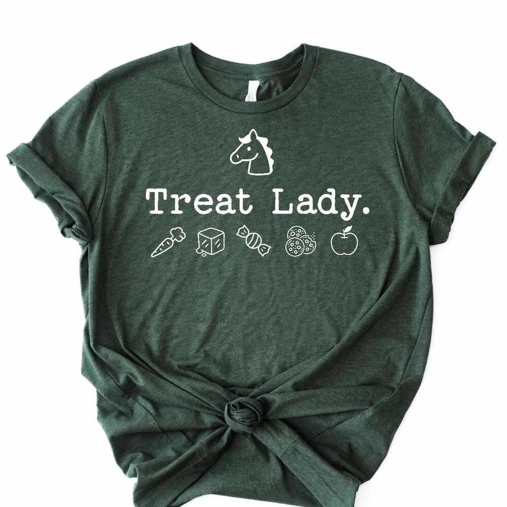 Treat Lady Shirt For Horse Mom Birthday Gift, Horse Treat Lady Shirt